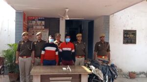 लूट की योजना बनाते हुए पुलिस ने दो को पकड़कर भेजा जेल