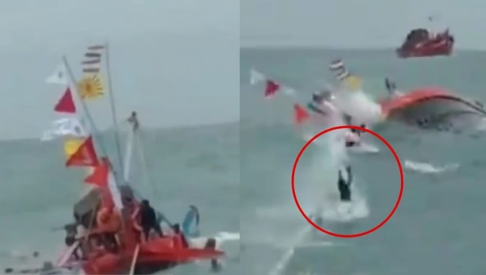 10 से 15 लोगों के साथ उरण के पास ऊंची waves के बीच एक नाव डूबी
