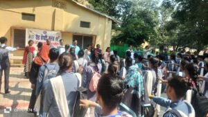 महाविद्यालय में सड़क सुरक्षा जागरूकता कार्यक्रम का आयोजन  