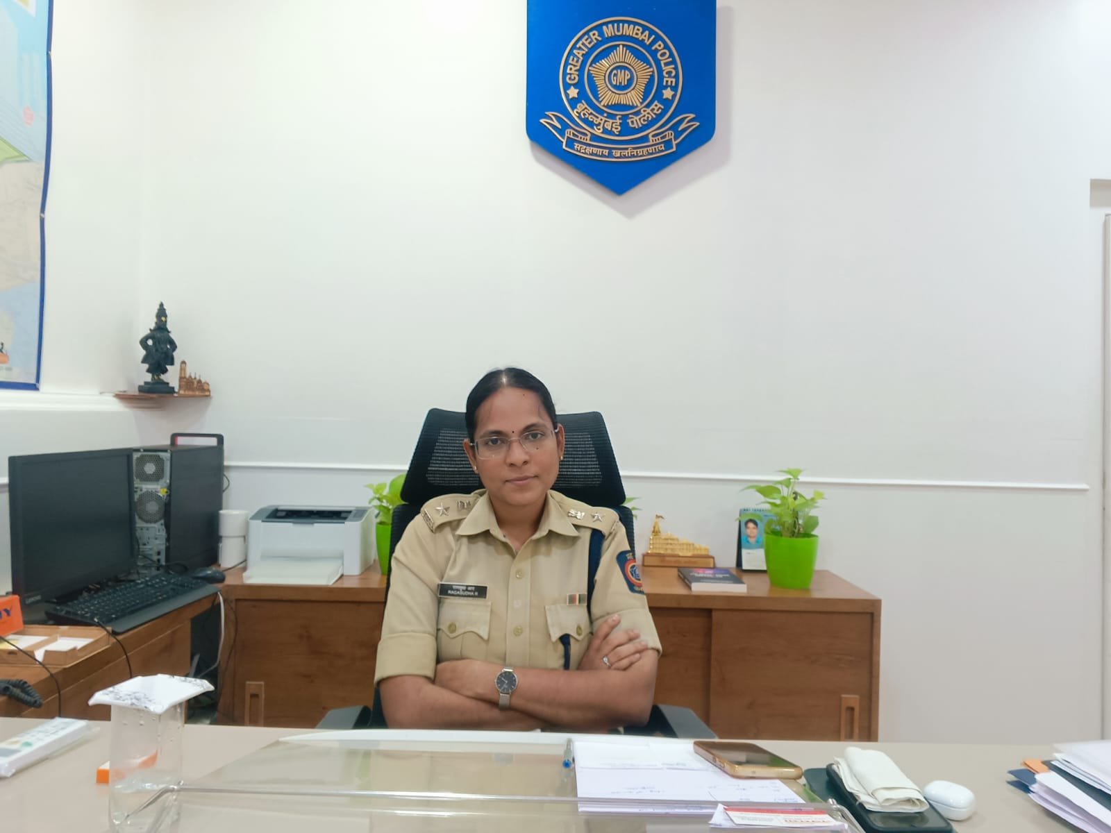 कानून व्यवस्था चुस्त दुरुस्त महिलाओं की सुरक्षा में पुलिस अग्रणीय : डी सी पी श्रीमती राग सुधा
