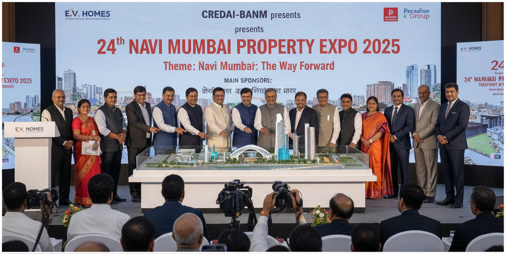 क्रेडाई-बैनम ने वाशी में सिडको केंद्र में नवी मुंबई संपत्ति एक्सपो 2025 की घोषणा की