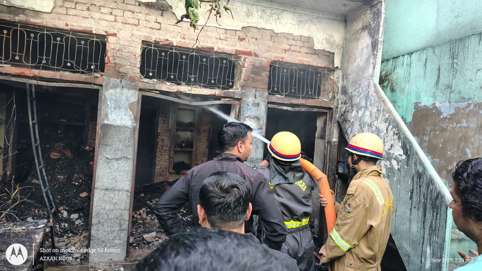 पुराने सीतापुर में शॉर्ट सर्किट से लगी भीषण Fire