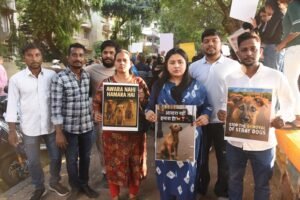 Mumbai Stray Dogs Action Protest