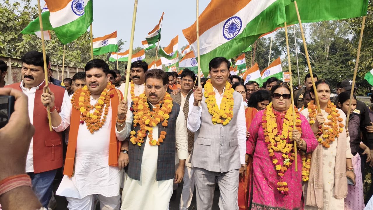 लौह पुरुष सरदार वल्लभभाई पटेल की 150 जन्म जयंती पर एकता पदयात्रा आयोजित