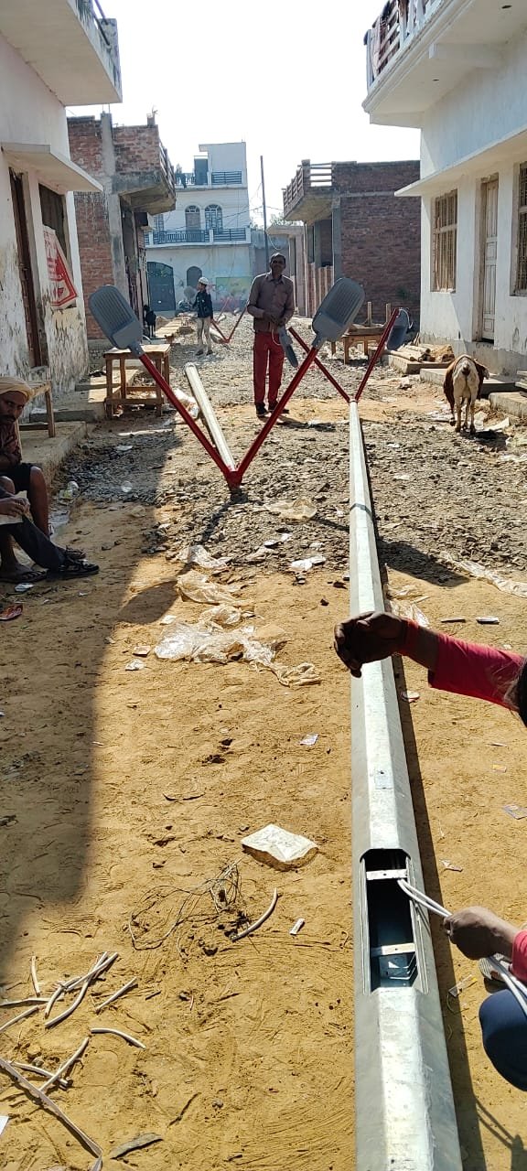 जैदपुर में दाऊद अलीम के नेतृत्व में सुपर फास्ट विकास: आज़ादनगर की गलियाँ अब रोशनी से जगमगाई