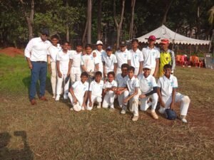 गाईल्स शील्ड क्रिकेट मैच में डॉन बॉस्को माटुंगा स्कूल