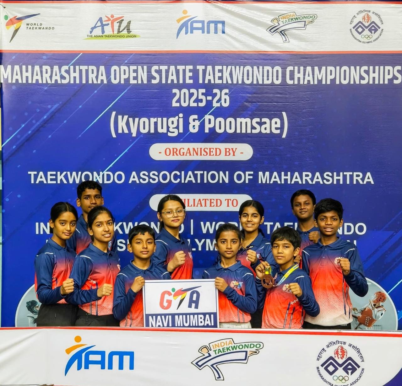 राज्य स्तरीय चैंपियनशिप में गुरुकुल ताइक्वांडो Academy की शानदार सफलता