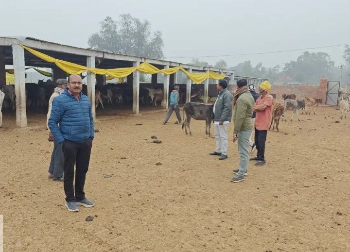 ठंड से बचाव की व्यवस्थाओं का बीडीओ ने लिया जायजा