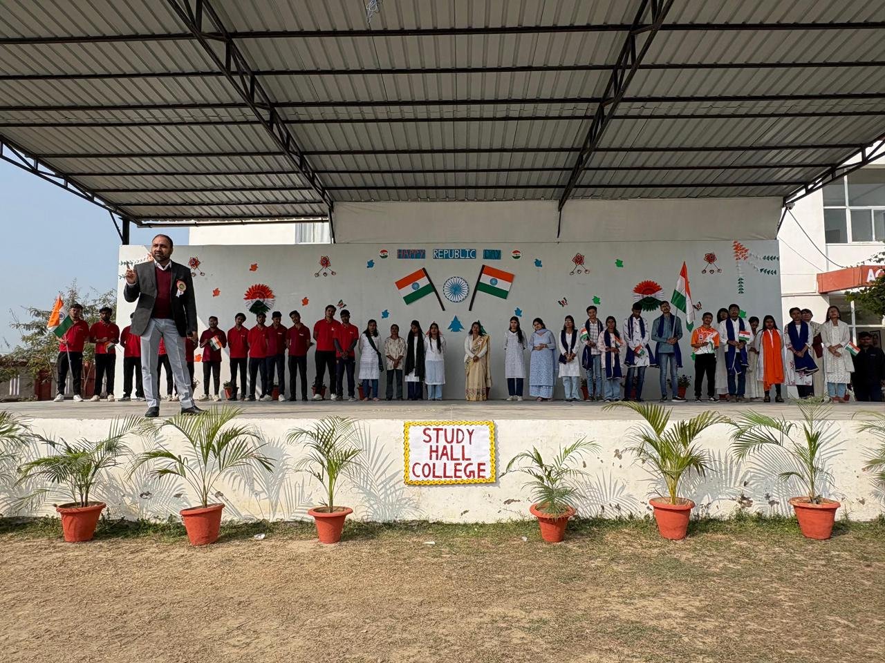 Study Hall College Republic Day Celebration