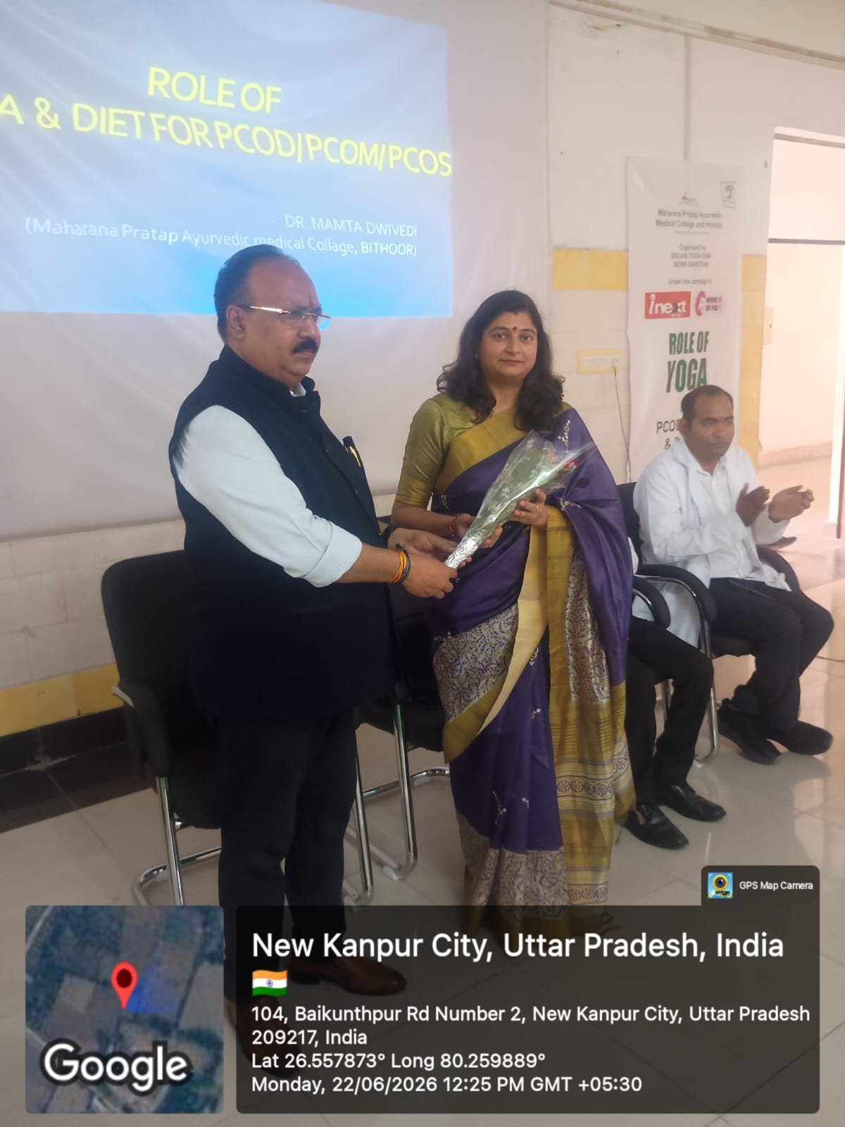 Maharana Pratap College में योग से महिला स्वास्थ्य जागरूकता