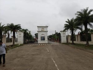 farmhouse in lucknow the villagio main entry gate at maurawan highway