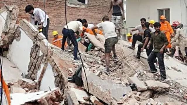 Satya Niketan Building Collapse
